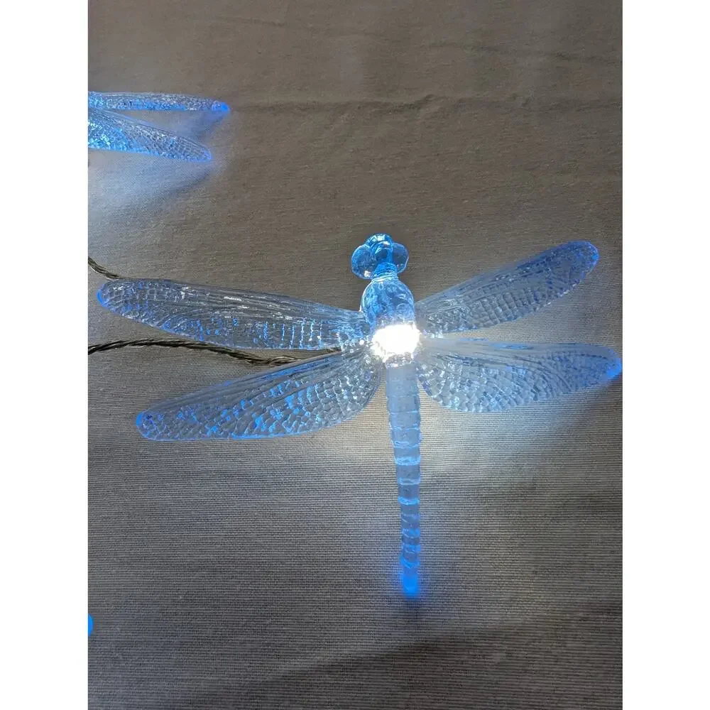 IKEA SKINA Dragonfly Indoor Outdoor LED String Lights Cottage Fairycore